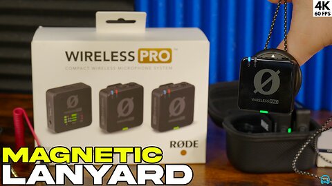 Magnetic Lanyard for RODE WIRELESS PRO (Wireless GO, DJI, etc...)