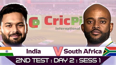 LIVE Test | India vs South Africa | 2nd Test : Day 2 : Session 1 | IND vs SA
