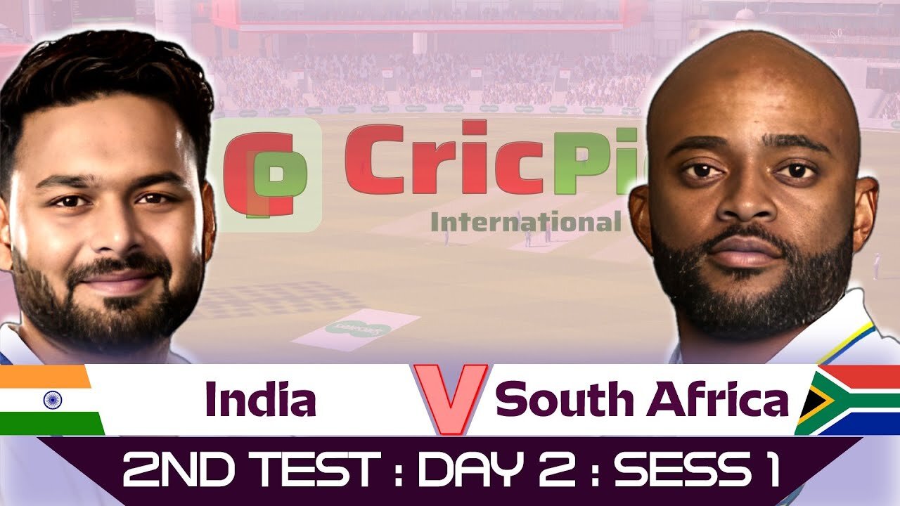 LIVE Test | India vs South Africa | 2nd Test : Day 2 : Session 1 | IND vs SA