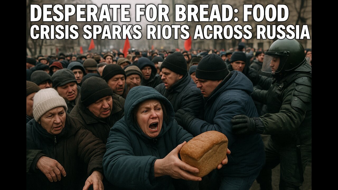 “Desperate for Bread: Food Crisis Sparks Riots Across Russia!”