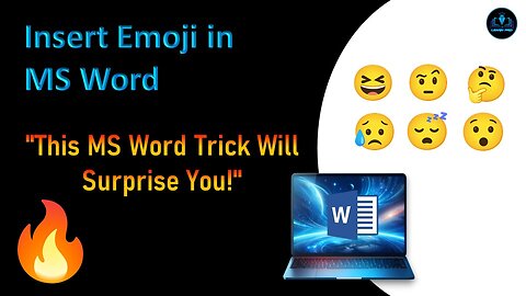 How to Insert Emojis in MS Word | Quick & Easy Tutorial