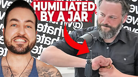 Wannabe Alpha Male Gets Humiliated By a Pickle Jar (CRINGE ALERT)