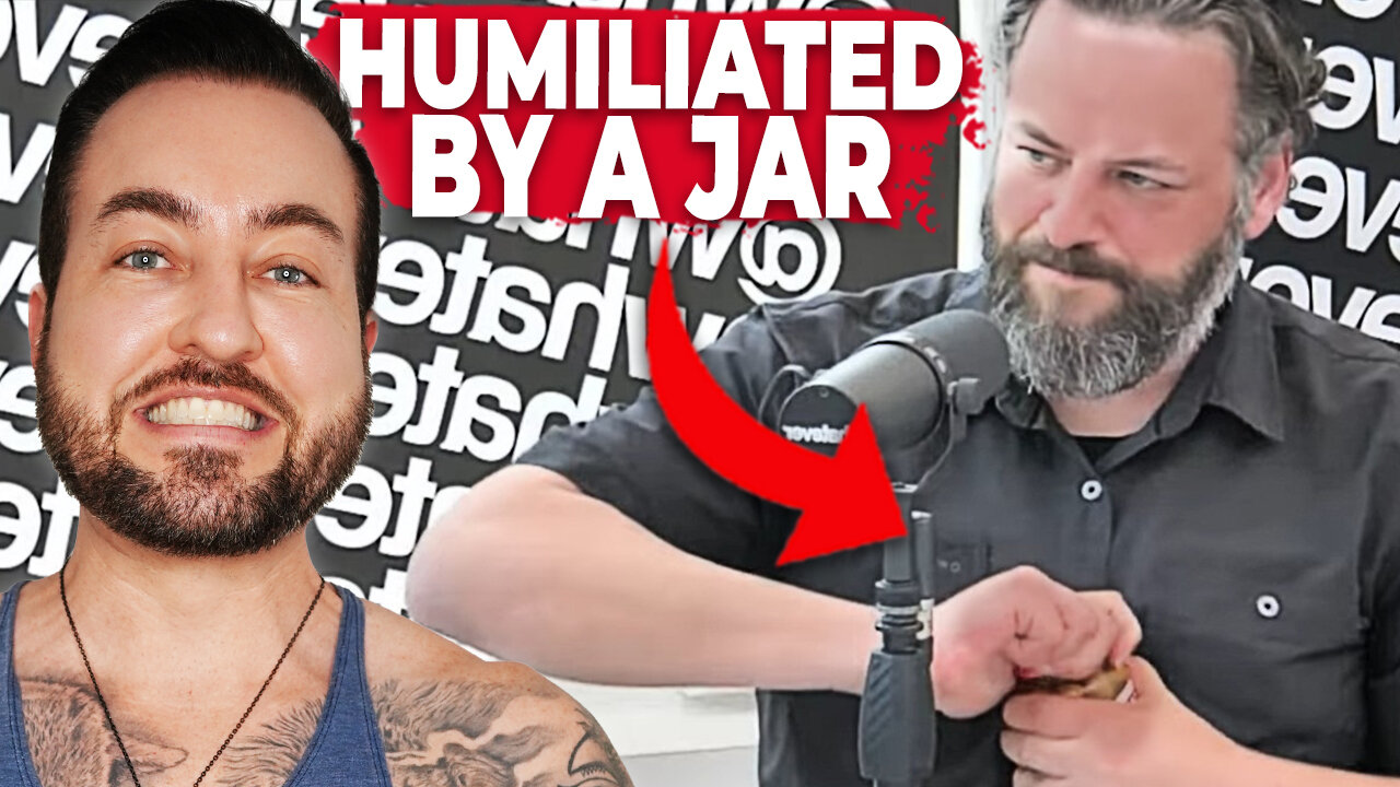 Wannabe Alpha Male Gets Humiliated By a Pickle Jar (CRINGE ALERT)