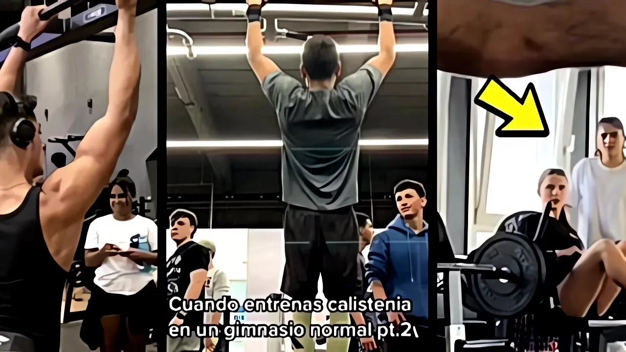 🔥Scaring People in The Gym With Calisthenics #81
