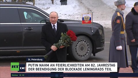 Gedenken an Leningrad: 82 Jahre seit dem Ende der Blockade