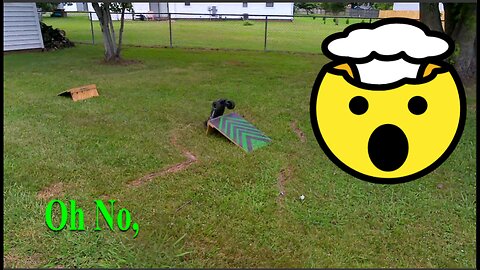 RC Turbo In The Back Yard Jumping Ramps Part 2