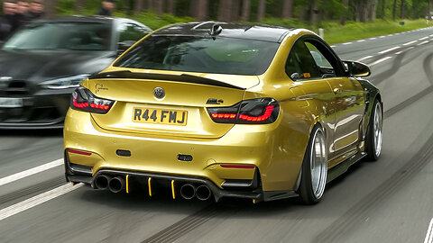 Modified BMW's Leaving Bimmerfest 2025 ! BURNOUTS, POLICE, 1000HP M5 G90, Turbo E30, M4, M5