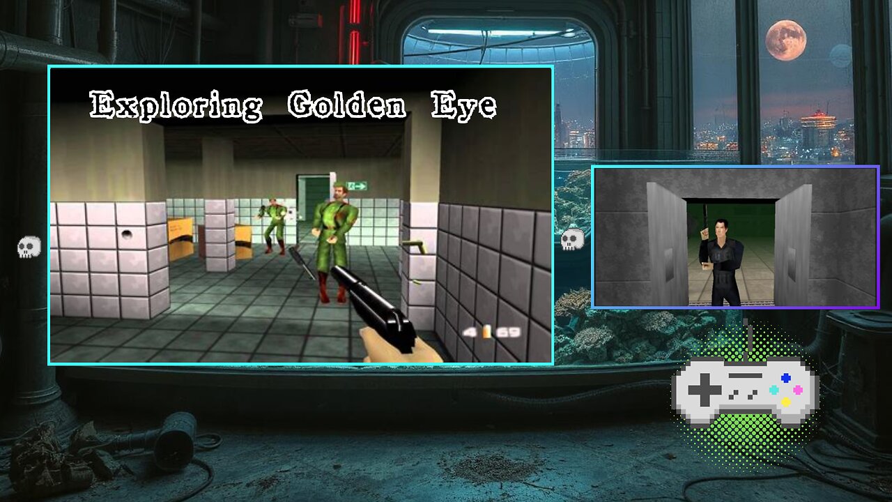 Going old school with N64 games - Goldeneye 007 N64