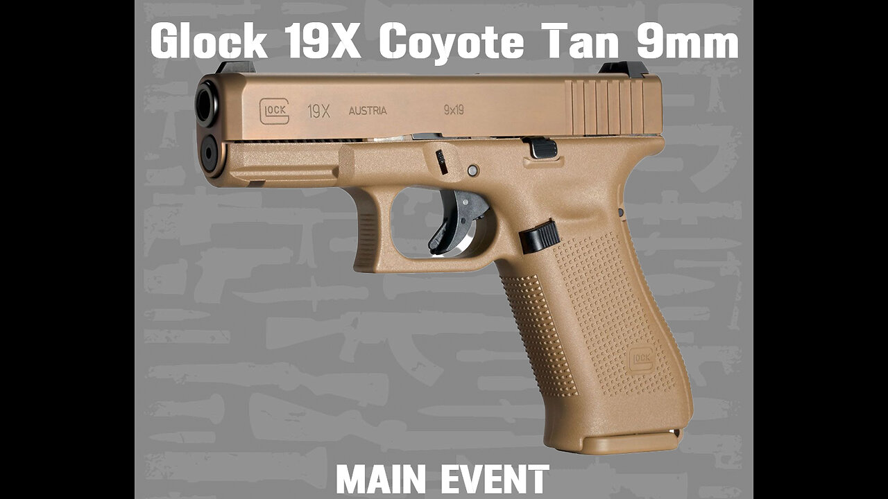 Glock 19X Coyote Tan 9mm