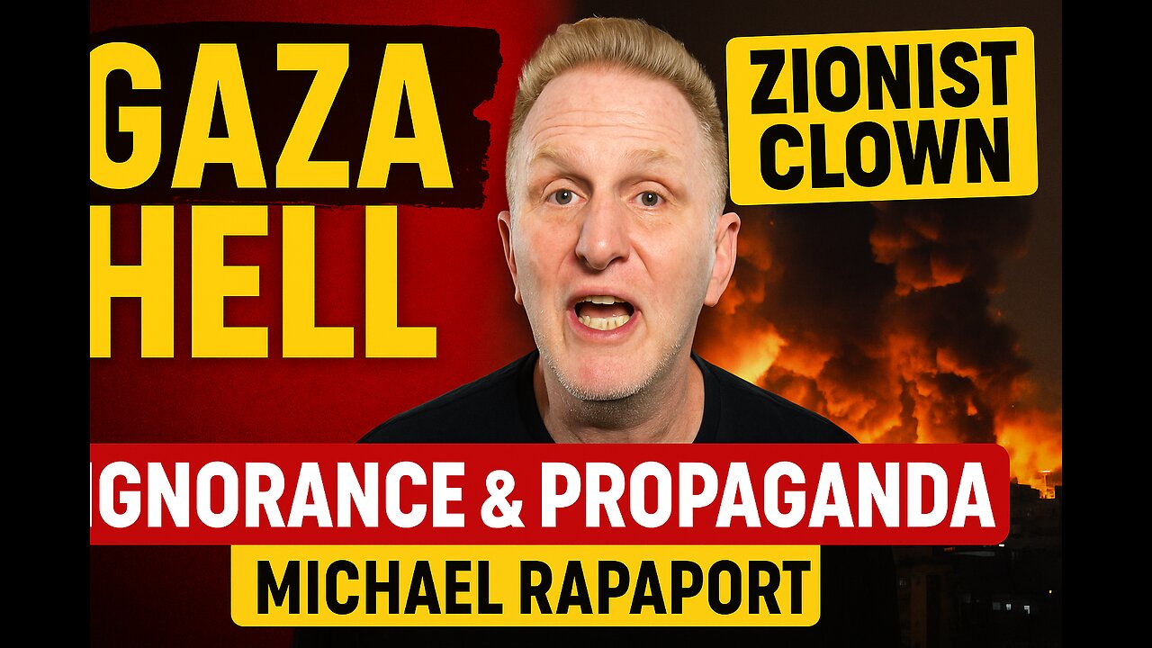 Zionist Clown Show: Michael Rapaport Spews Ignorance About Gaza