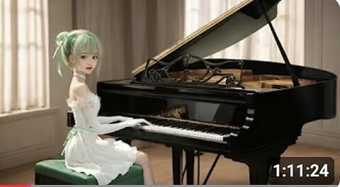 窓辺のメロディピアノ、バラード、アニメ風 1 hour [BGM Piano Music]