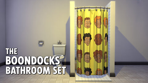 The Boondocks Bathroom Set for sims 4 