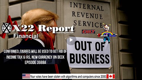 Ep 3688a - Confirmed, Tariffs Will Be Used To Get Rid Of Income Tax & IRS, New Currency On Deck