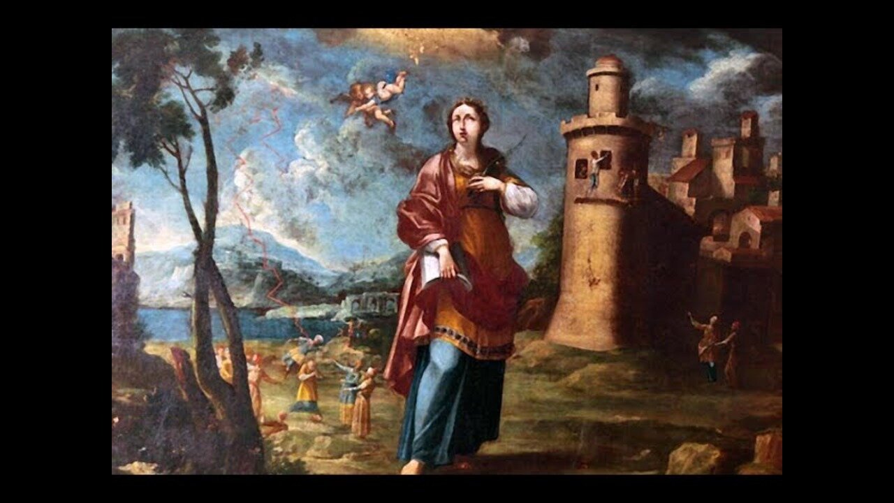 When Lightning Strikes Rapunzel, St. Barbara & The Golden Cord (4 December)