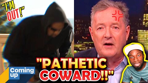 🚨"PATHETIC COWARD!" FURIOUS Piers Morgan GOES OFF on Kanye West for WALKING OFF Heated Interview!