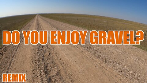 Gravel Road To Badlands National Park