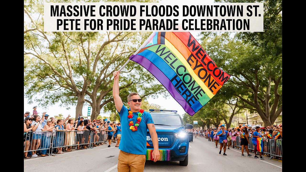 Massive Crowd Floods Downtown St. Pete for Pride Parade Celebration