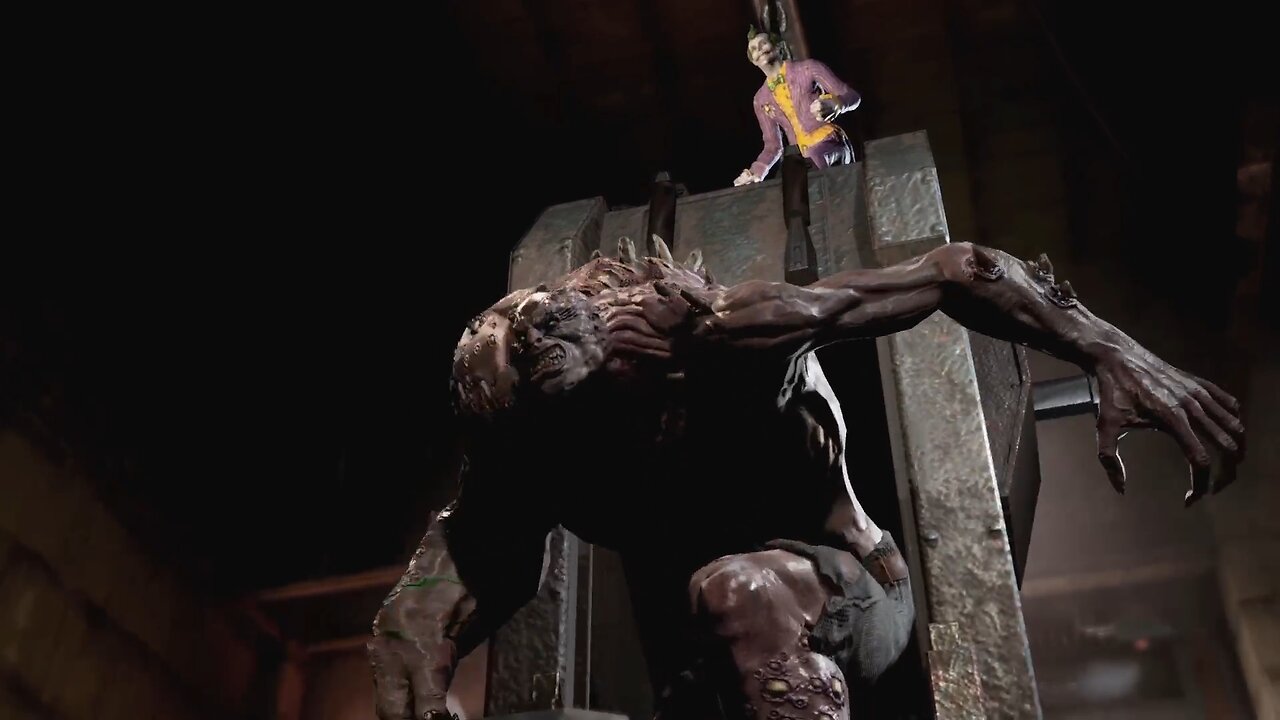 Batman: Return to Arkham Asylum Walkthrough Part 4 - Mutated Henchman Boss Battle