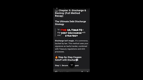 Debt Discharge With Negotiable Instrument UCC Remedy
