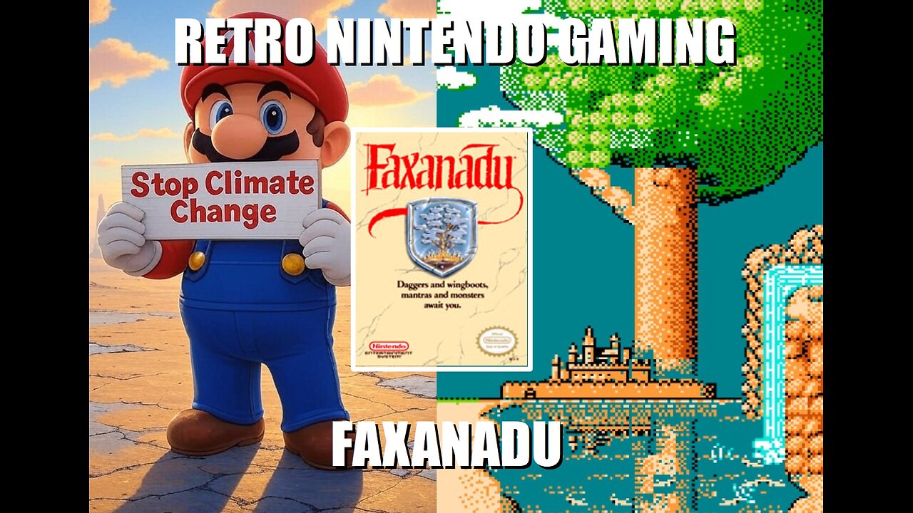Faxanadu: Chill & Chat while BrightGaming fixes Climate Change playing a well-orchestrated NES game