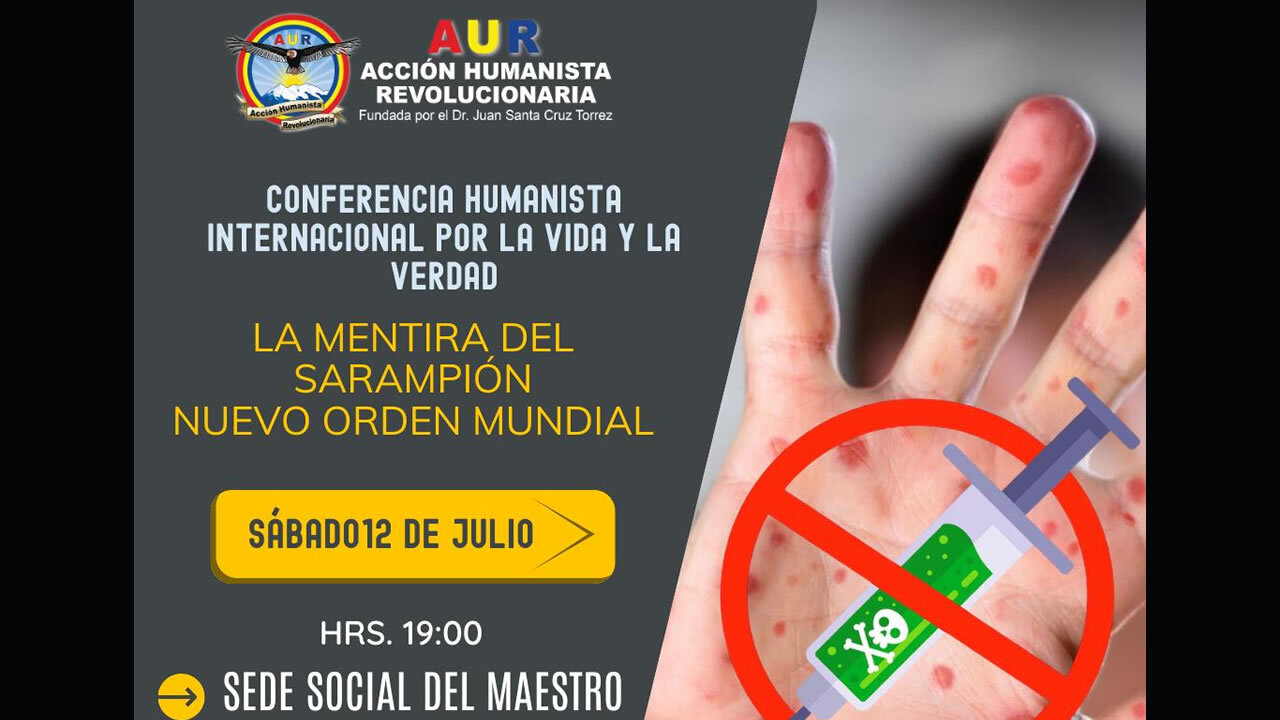 12-07-2025 REVOLUCIÓN HUMANISTA CONTRA LA OMS Y SU TRATADO ESCLAVISTA #LibertadSinVakunas