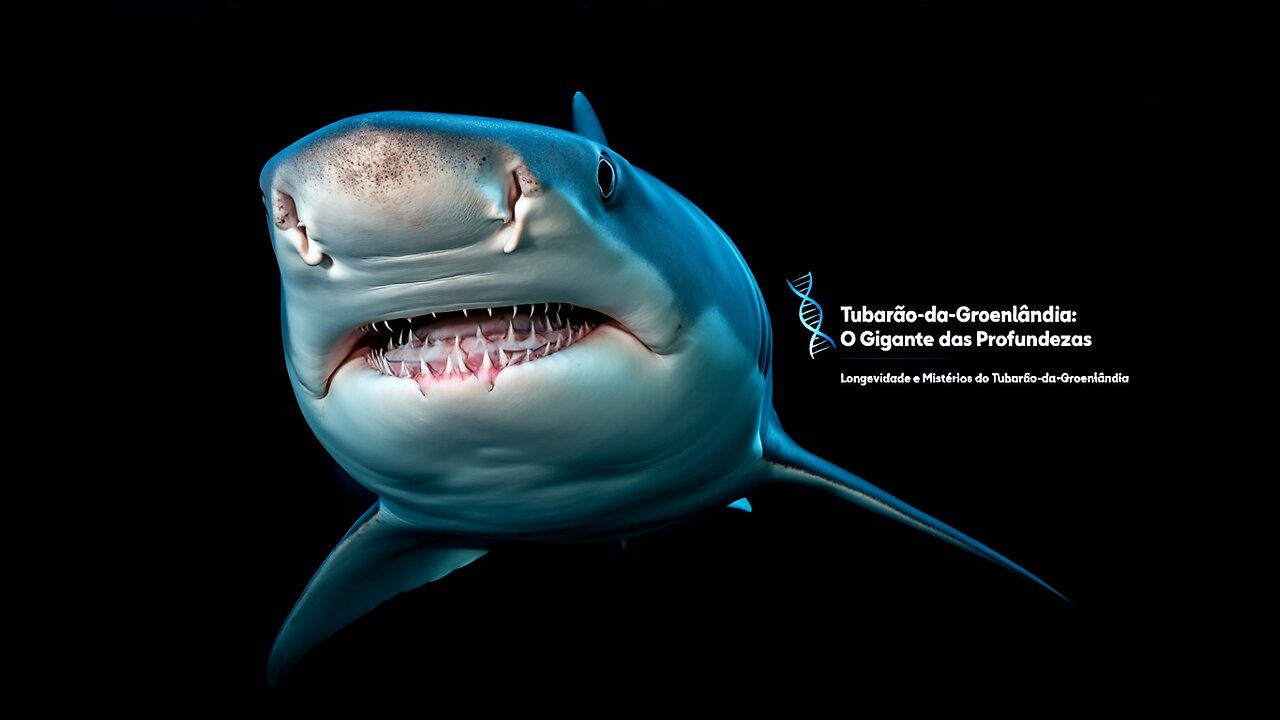 🧬 *Longevidade e Mistérios do Tubarão-da-Groenlândia* 🧬🧩 Curiosidades do Tubarão-da-Groenlândia🧩