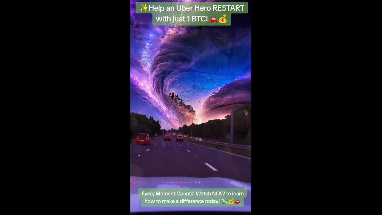🌟 Help an Uber Hero start fresh! 1 Bitcoin = new beginnings! 💪✨