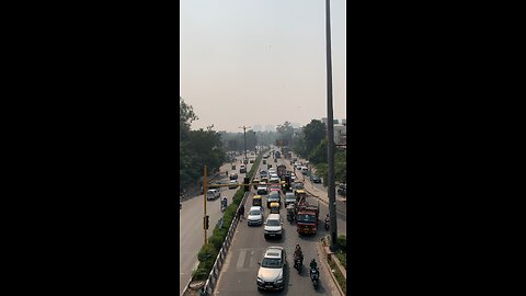 Lajpat Nagar flyover (Raw Video) Delhi 2025