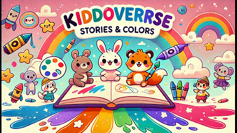 🎨 Live Animal Coloring in MS Paint – Kiddoverse First Stream!