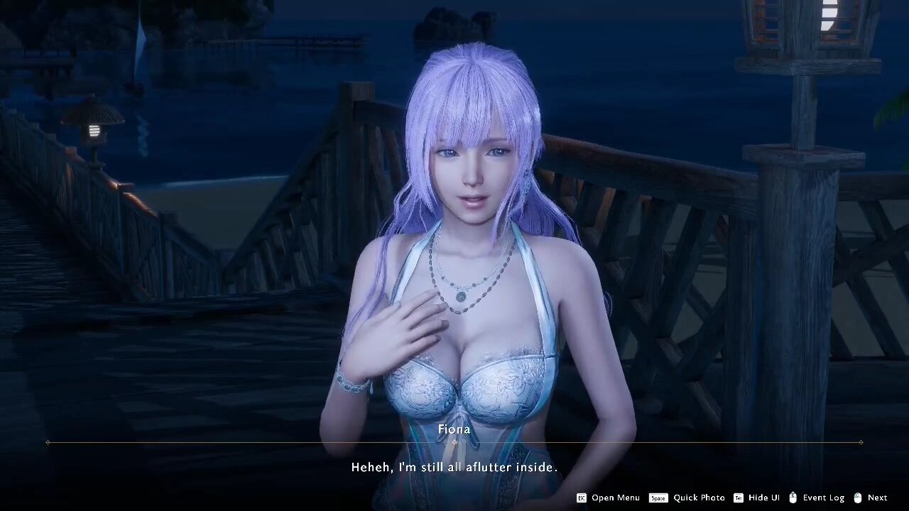 fiona route complete story all dialogue/cutscenes Venus Vacation PRISM DEAD OR ALIVE Xtreme