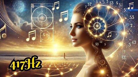 Fibonacci Harmonics. Deep Relaxation in 417hz for Stress Relief