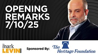 Mark's Opening Remarks - 7/10/25