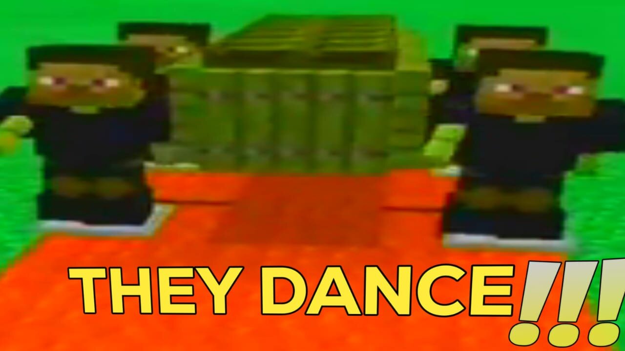 They dancing in Minecraft Game