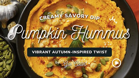 Pumpkin Hummus Recipe: Easy, Creamy Fall Appetizer