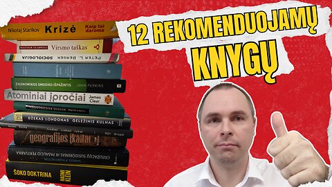 12 rekomenduojamų knygų 2026 metams!