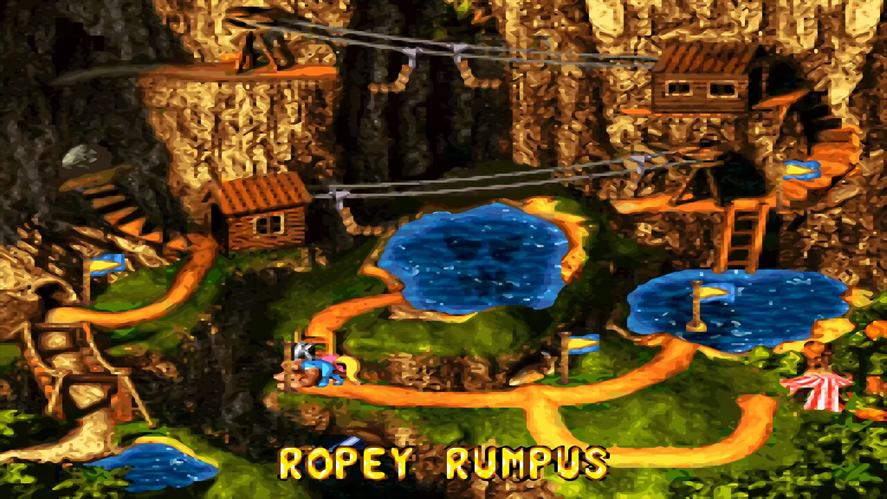 D.K.C. 3™ : DIXIE KONG'S Double Trouble! / ACT #6. RAZOR RIDGE / A6#5. ROPEY RUMPUS! DK