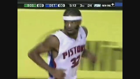 Rip Hamilton 25 Points 3 Ast Vs. Celtics, 2005-06.