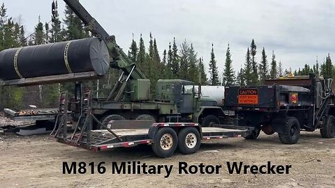 M816 Military Wrecker Loading the Water Tank May 15 2025