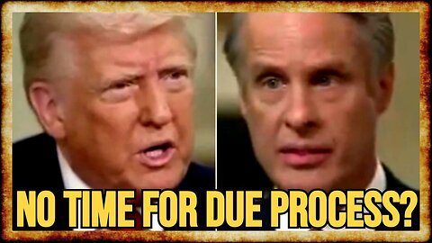 Trump ADMITS His Deportation Drive DOESN’T ALLOW For Due Process