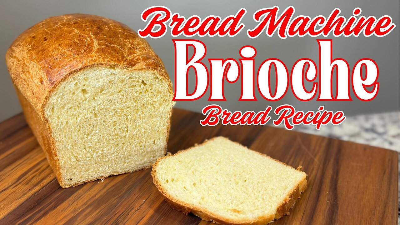Easy Brioche Bread in a Bread Maker Machine - Easy Bread Machine Recipe for Beginners (Dough Cycle)
