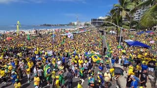 Brazilian Patriots Rally for Bolsonaro in Rio Amid Lula's Charges