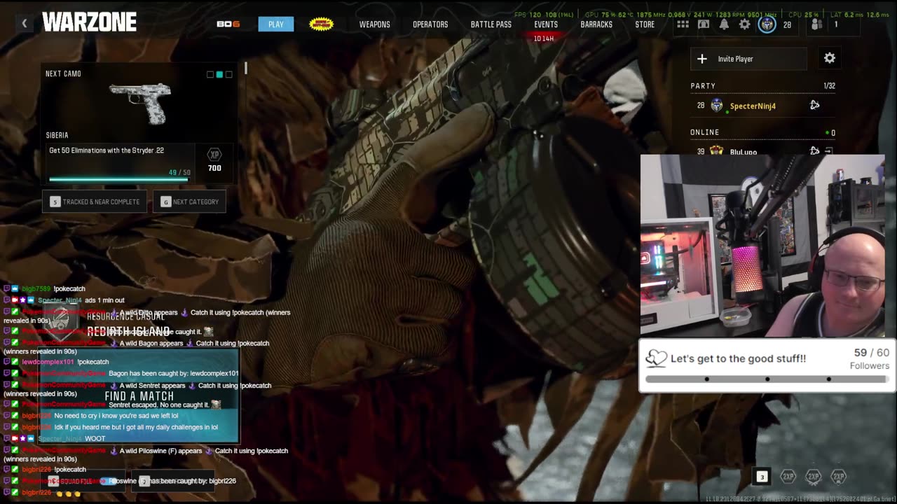 Come follow on Twitch~!