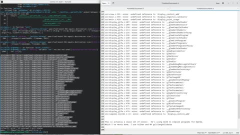 corona-13 working and then attempted recompile with GLFW