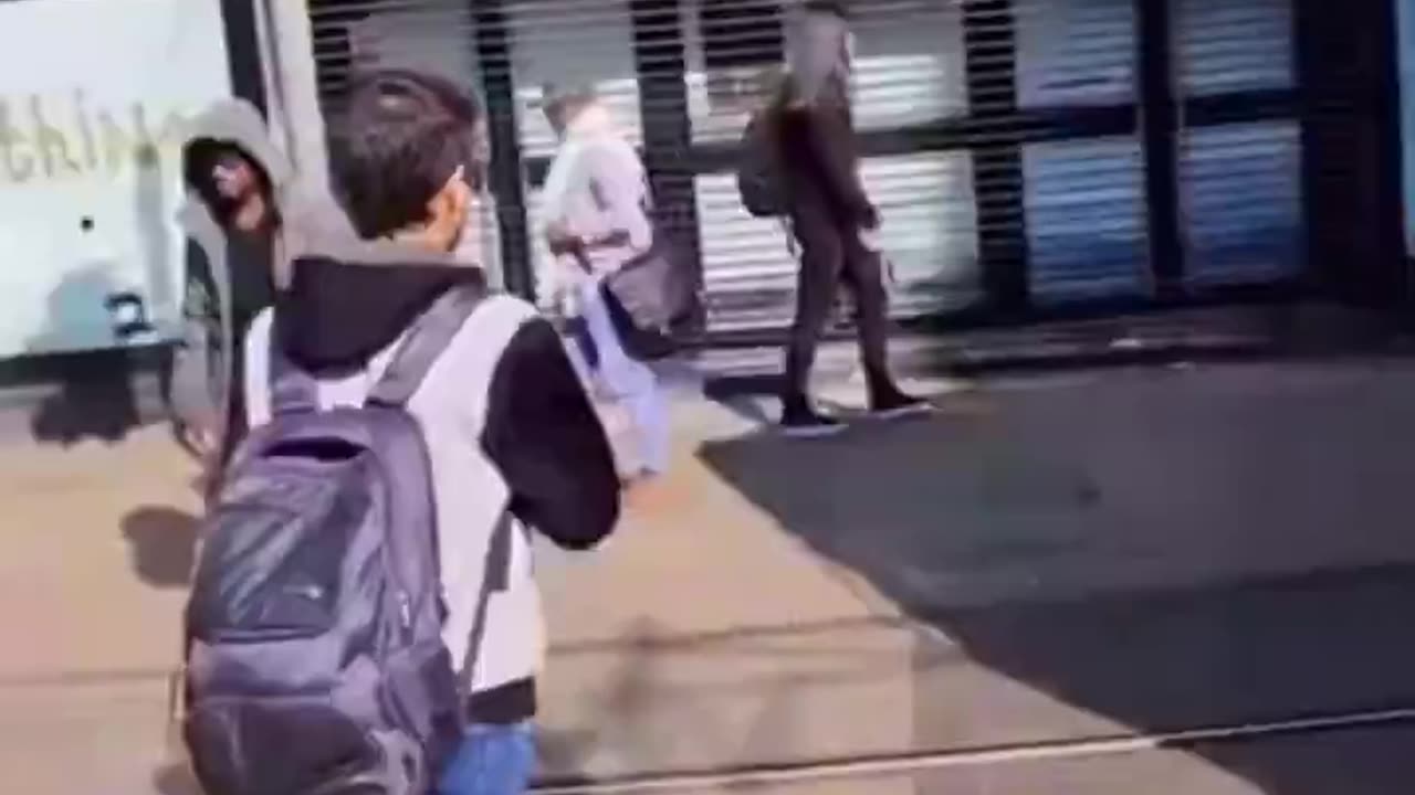 A violent stalker was chased and caught in Manchester. No surprises.