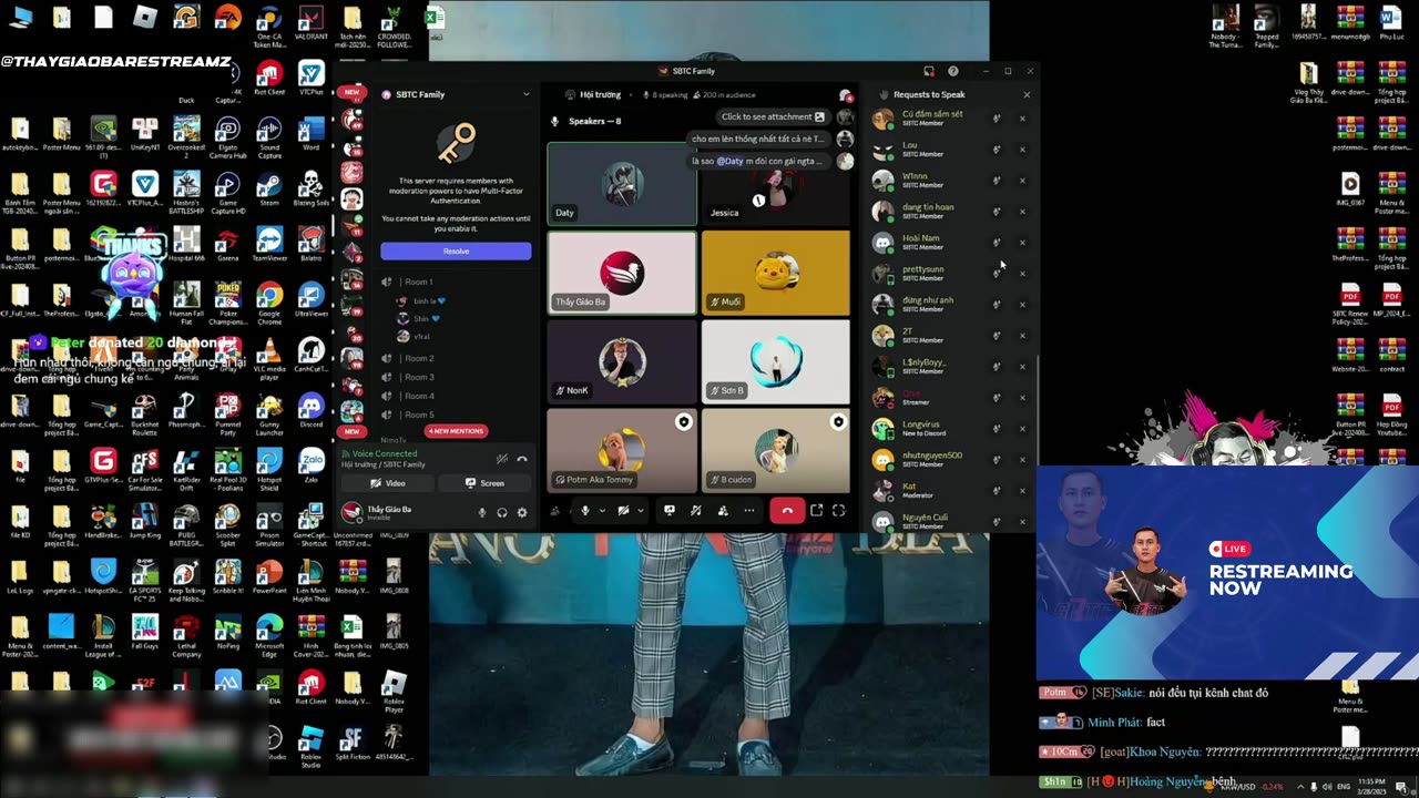 SBTC DISCORD TRANH LUẬN DRAMA VIRUSS X PHÁO X NGỌC KEM X EMMA