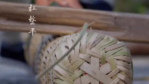 Handmade Bamboo Art | Traditional Basket Weaving by Hand”