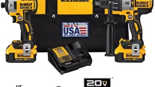 DEWALT 20V MAX Hammer Drill and Impact Driver