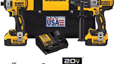 DEWALT 20V MAX Hammer Drill and Impact Driver