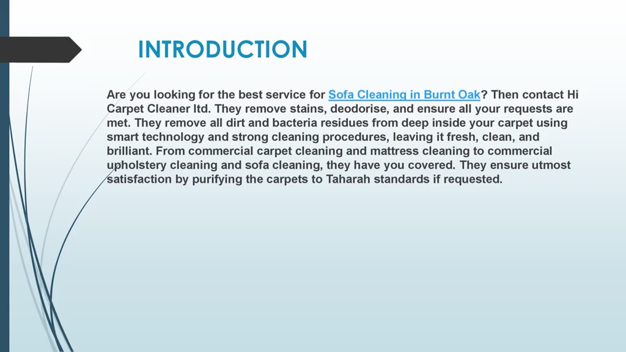 Looking for the best Sofa Cleaning in Burnt Oak