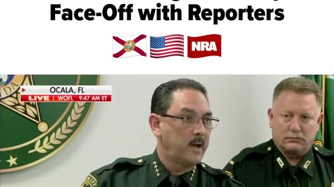 Florida Sheriff Nukes Gun Control Agenda in faceoff with reporter.